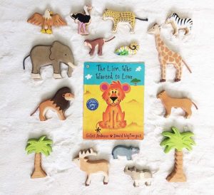Lion story sack