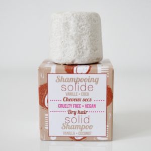 Lamazuna solid shampoo- Vanilla and coconut