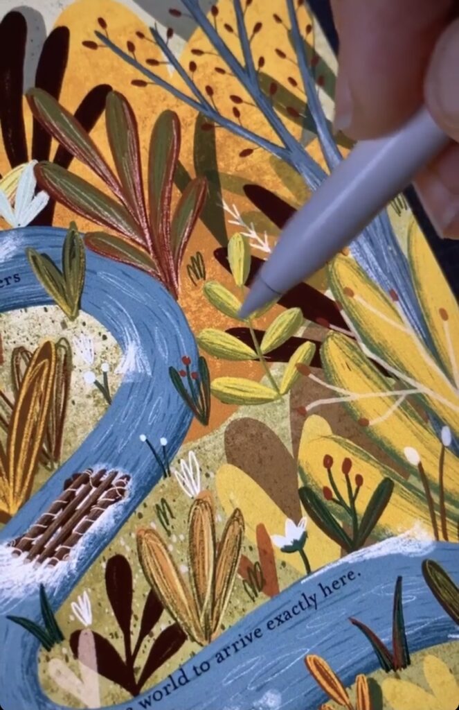 Details of some of Nia Tudor's children's book illustrations