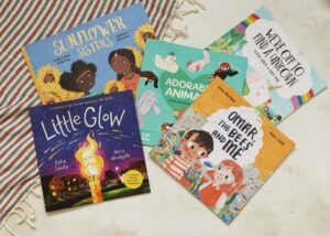 A collection of illustrated children's books from Owlet Press